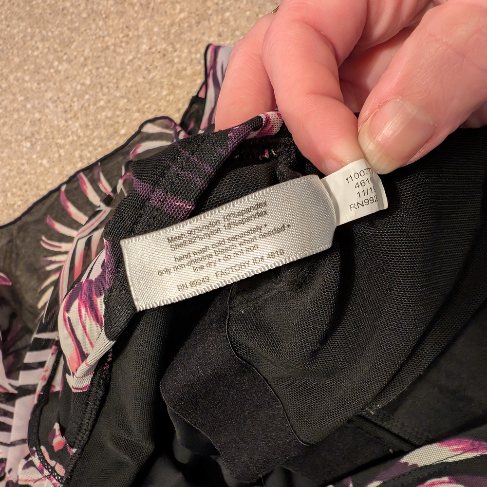 Catherines Swimsuit 20W - Picture 5 of 7